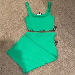 Lulus green Two-piece set